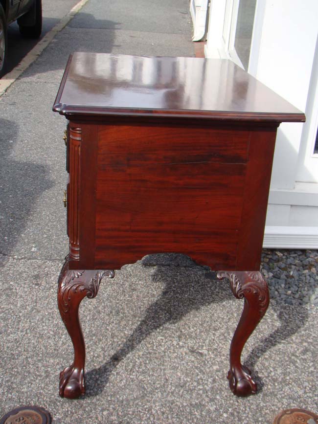 A Magnificent Chippendale style mahogany Lowboy made by Boston cabinetmaker Olof Althin circa 1890 — image 4